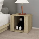 NNEVL Bedside Table Sonoma Oak 41x40x36 cm Engineered Wood