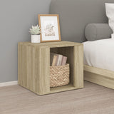 NNEVL Bedside Table Sonoma Oak 41x40x36 cm Engineered Wood