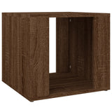 NNEVL Bedside Table Brown Oak 41x40x36 cm Engineered Wood