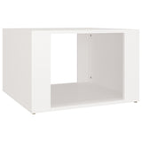 NNEVL Bedside Table White 57x55x36 cm Engineered Wood