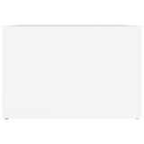 NNEVL Bedside Table White 57x55x36 cm Engineered Wood