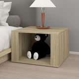 NNEVL Bedside Table Sonoma Oak 57x55x36 cm Engineered Wood