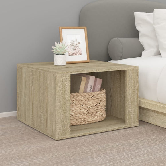 NNEVL Bedside Table Sonoma Oak 57x55x36 cm Engineered Wood