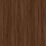 NNEVL Bedside Table Brown Oak 57x55x36 cm Engineered Wood