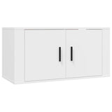 NNEVL Wall Mounted TV Cabinet White 80x34.5x40 cm