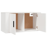 NNEVL Wall Mounted TV Cabinet White 80x34.5x40 cm