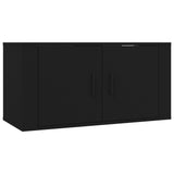 NNEVL Wall Mounted TV Cabinet Black 80x34.5x40 cm