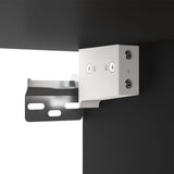 NNEVL Wall Mounted TV Cabinet Black 80x34.5x40 cm