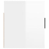 NNEVL Wall Mounted TV Cabinet High Gloss White 80x34.5x40 cm