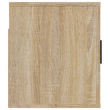 NNEVL Wall Mounted TV Cabinet Sonoma Oak 80x34.5x40 cm
