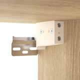 NNEVL Wall Mounted TV Cabinet Sonoma Oak 80x34.5x40 cm