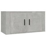 NNEVL Wall Mounted TV Cabinet Concrete Grey 80x34.5x40 cm