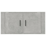 NNEVL Wall Mounted TV Cabinet Concrete Grey 80x34.5x40 cm