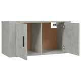NNEVL Wall Mounted TV Cabinet Concrete Grey 80x34.5x40 cm