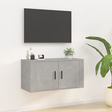 NNEVL Wall Mounted TV Cabinet Concrete Grey 80x34.5x40 cm
