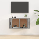 NNEVL Wall Mounted TV Cabinet Grey Sonoma 80x34.5x40 cm