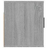 NNEVL Wall Mounted TV Cabinet Grey Sonoma 80x34.5x40 cm