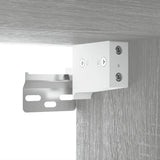 NNEVL Wall Mounted TV Cabinet Grey Sonoma 80x34.5x40 cm