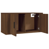 NNEVL Wall Mounted TV Cabinet Brown Oak 80x34.5x40 cm