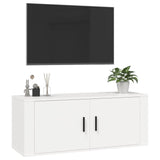 NNEVL Wall Mounted TV Cabinet White 100x34.5x40 cm