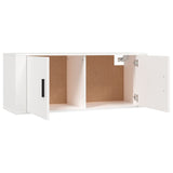 NNEVL Wall Mounted TV Cabinet White 100x34.5x40 cm