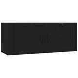 NNEVL Wall Mounted TV Cabinet Black 100x34.5x40 cm