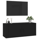 NNEVL Wall Mounted TV Cabinet Black 100x34.5x40 cm