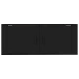 NNEVL Wall Mounted TV Cabinet Black 100x34.5x40 cm