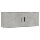 NNEVL Wall Mounted TV Cabinet Concrete Grey 100x34.5x40 cm