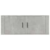 NNEVL Wall Mounted TV Cabinet Concrete Grey 100x34.5x40 cm