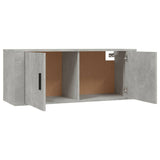 NNEVL Wall Mounted TV Cabinet Concrete Grey 100x34.5x40 cm