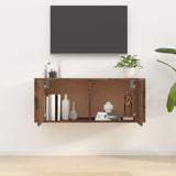 NNEVL Wall Mounted TV Cabinet Smoked Oak 100x34.5x40 cm