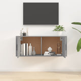 NNEVL Wall Mounted TV Cabinet Grey Sonoma 100x34.5x40 cm