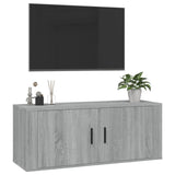 NNEVL Wall Mounted TV Cabinet Grey Sonoma 100x34.5x40 cm