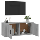 NNEVL Wall Mounted TV Cabinet Grey Sonoma 100x34.5x40 cm