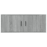 NNEVL Wall Mounted TV Cabinet Grey Sonoma 100x34.5x40 cm