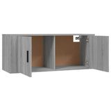NNEVL Wall Mounted TV Cabinet Grey Sonoma 100x34.5x40 cm