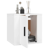 NNEVL Wall Mounted TV Cabinet White 40x34.5x40 cm