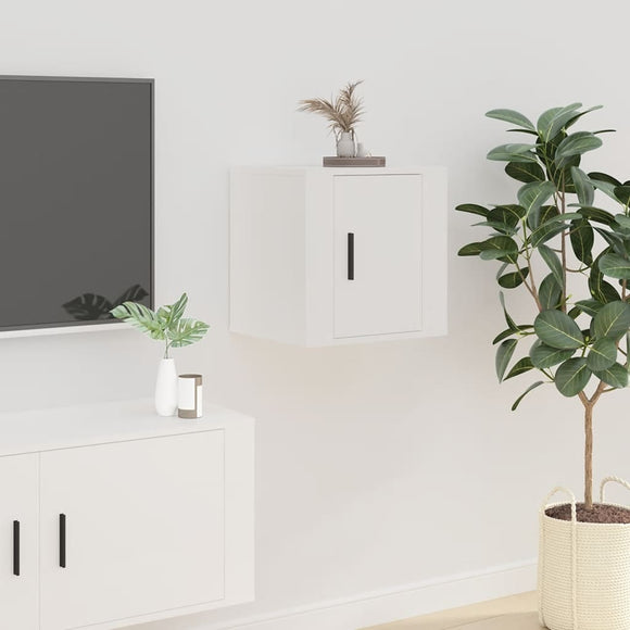 NNEVL Wall Mounted TV Cabinet White 40x34.5x40 cm