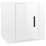 NNEVL Wall Mounted TV Cabinet High Gloss White 40x34.5x40 cm