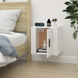 NNEVL Wall Mounted TV Cabinet High Gloss White 40x34.5x40 cm