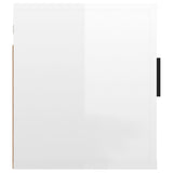 NNEVL Wall Mounted TV Cabinets 2 pcs High Gloss White 40x34.5x40 cm