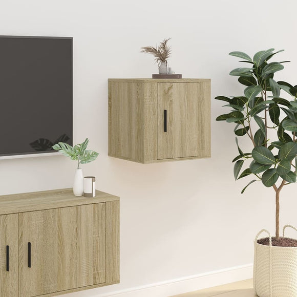 NNEVL Wall Mounted TV Cabinet Sonoma Oak 40x34.5x40 cm