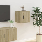NNEVL Wall Mounted TV Cabinets 2 pcs Sonoma Oak 40x34.5x40 cm