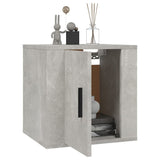 NNEVL Wall Mounted TV Cabinets 2 pcs Concrete Grey 40x34.5x40 cm