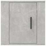 NNEVL Wall Mounted TV Cabinets 2 pcs Concrete Grey 40x34.5x40 cm