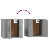 NNEVL Wall Mounted TV Cabinets 2 pcs Grey Sonoma 40x34.5x40 cm