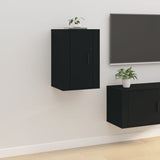 NNEVL Wall Mounted TV Cabinets 2 pcs Black 40x34.5x60 cm