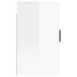 NNEVL Wall Mounted TV Cabinet High Gloss White 40x34.5x60 cm