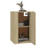 NNEVL Wall Mounted TV Cabinet Sonoma Oak 40x34.5x60 cm